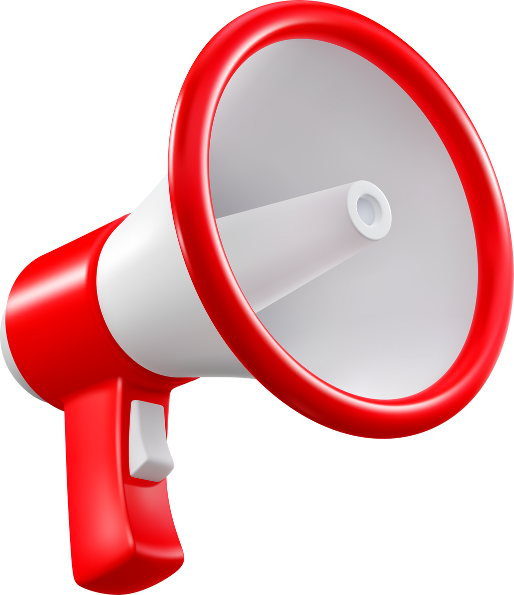 Megaphone Speaker 3d